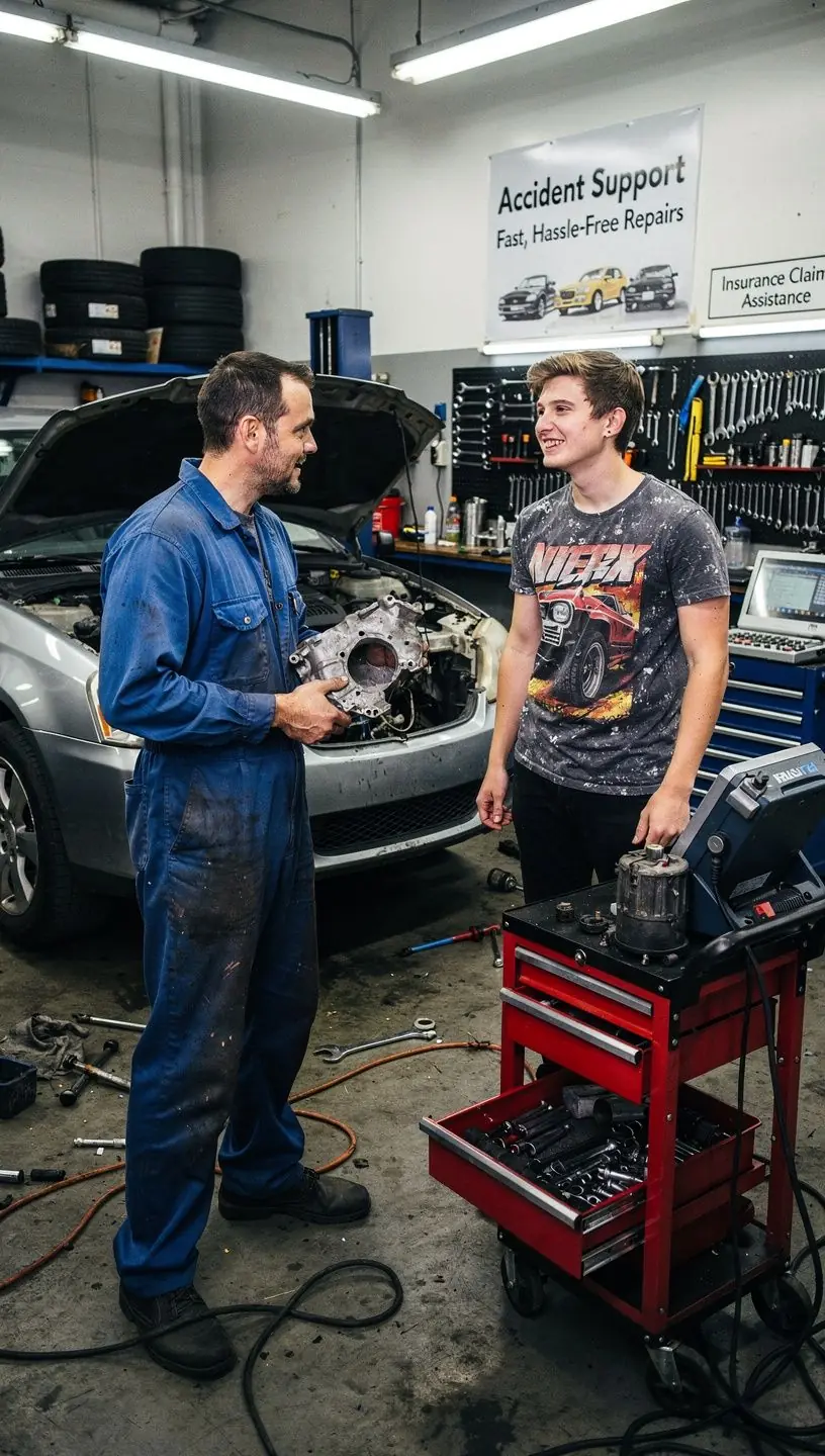 Специалист по страхованию, помогающий клиенту в выборе подходящей полиса, с документами и компьютером.